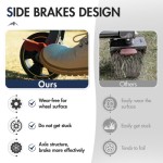 Portal 400L Festival Trolley on Wheels XXL Extended with Brakes Camping Trolley Cart Heavy Duty Beach Wagon Longer Pull along Collapsible Garden Cart